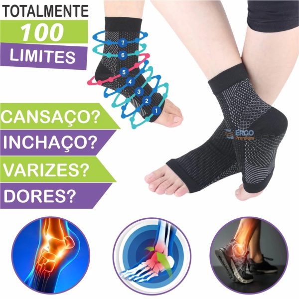 Meia de Compressão Ortopédica de Neuropatia - Imagem 3