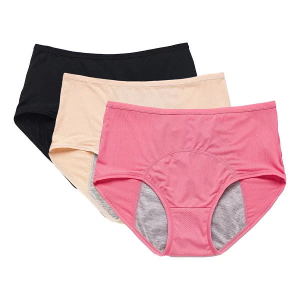 Calcinhas De Algodão Absorvente Para Mulheres