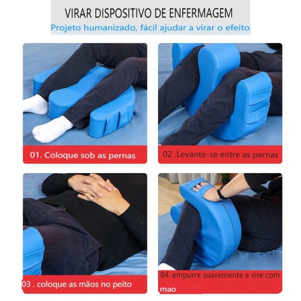 Auxílio À Viragem Da Cama Anti-Em Forma De U Para Idosos Conforto Travesseiro De Perna Pacientes Paralisados Deitados - Image 6