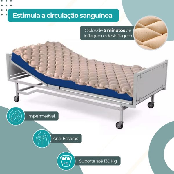 Colchão Pneumático Avulso sem Compressor + Kit de Reparo