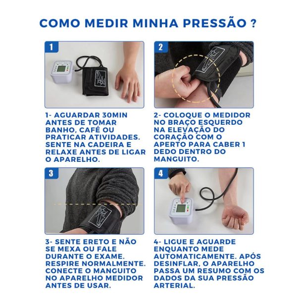 Aparelho Medidor De Pressão Arterial Digital De Braço Hoje grande Promoção. - Imagem 3