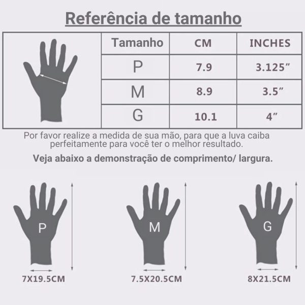 Par Luva Compressão Tratamento Para Túnel do Carpo e Artrite - Imagem 7